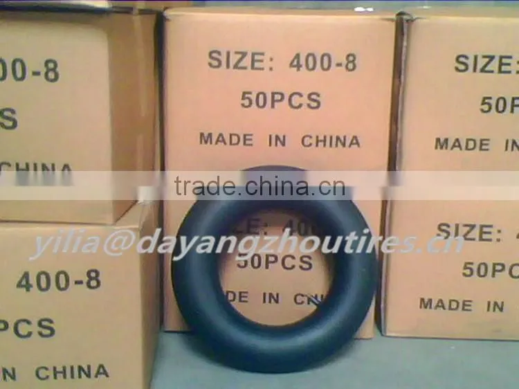 Best qualitys motorcycle tire butyl inner tube(400-6)with a low price