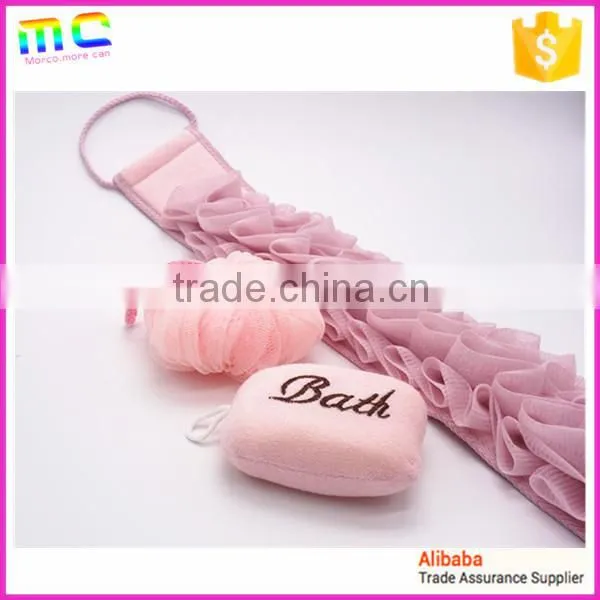 pink bath sponge loofah for shower