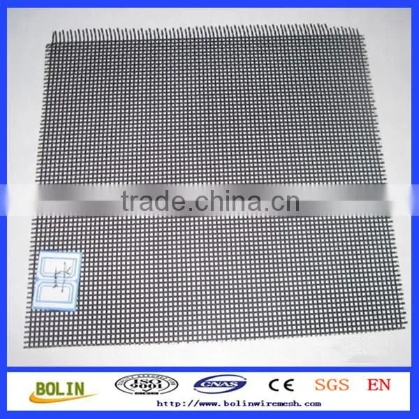(factory)black coated 316 bulletproof security wire mesh door screen
