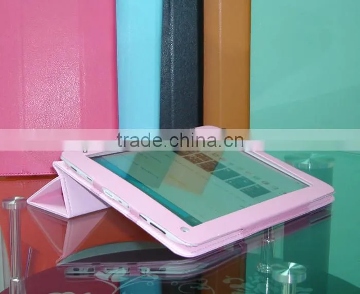 2014 Universal Folding Folio Newest Original 9.7 inch tablet pc leather case for Cube U9GT5 / PIPO ETC