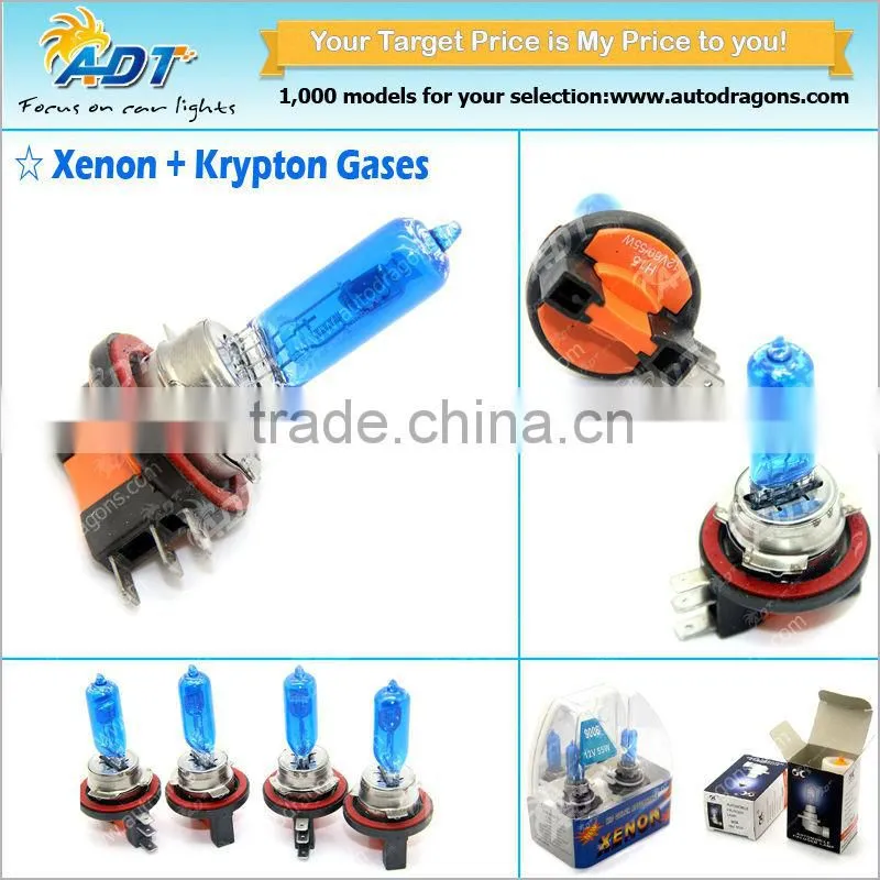 H15 Xenon halogen bulbs 7500k 55w DRL globes plasma for VW GOLF MK6