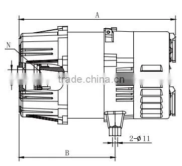3kw 10kw 48V Portable Single Phase three phase permanent magnet AC output DC output Dynamo Alternator Motor