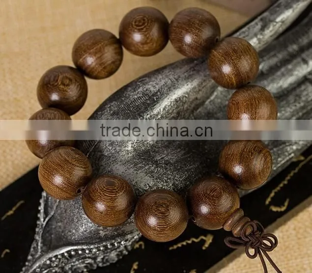 Delicate golden sandalwood Tibet Buddhism Prayer antifatigue bead bracelet