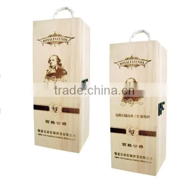 pine wood wine boxes