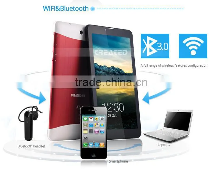 Android tablet wifi 7 inch tablet 3g dual sim card pc tablet phone Created A7