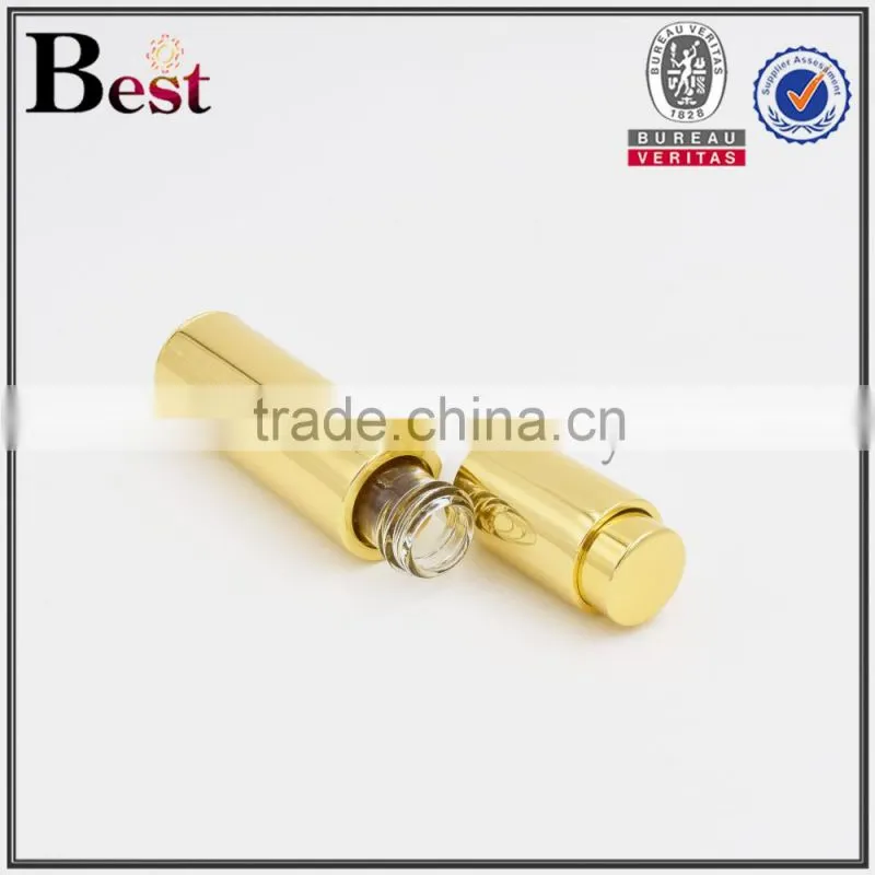 china cosmetic packaging 10ml tube glass essential oil eye serum press dropper bottle perfume atomizer