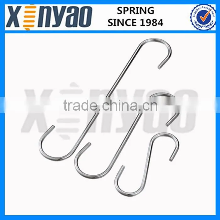 Long steel secure metal S hook