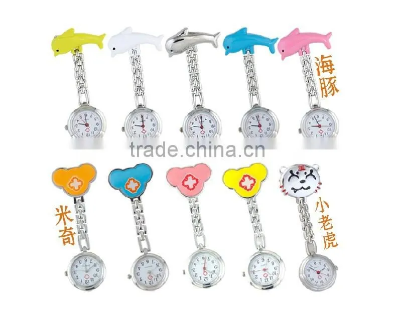 Silicone rubber cheap medical clip digital big smile face thin nurse watch