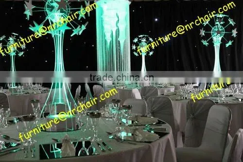 shanghai wedding acrylic LED lighted table decorative centerpiece(star globe)
