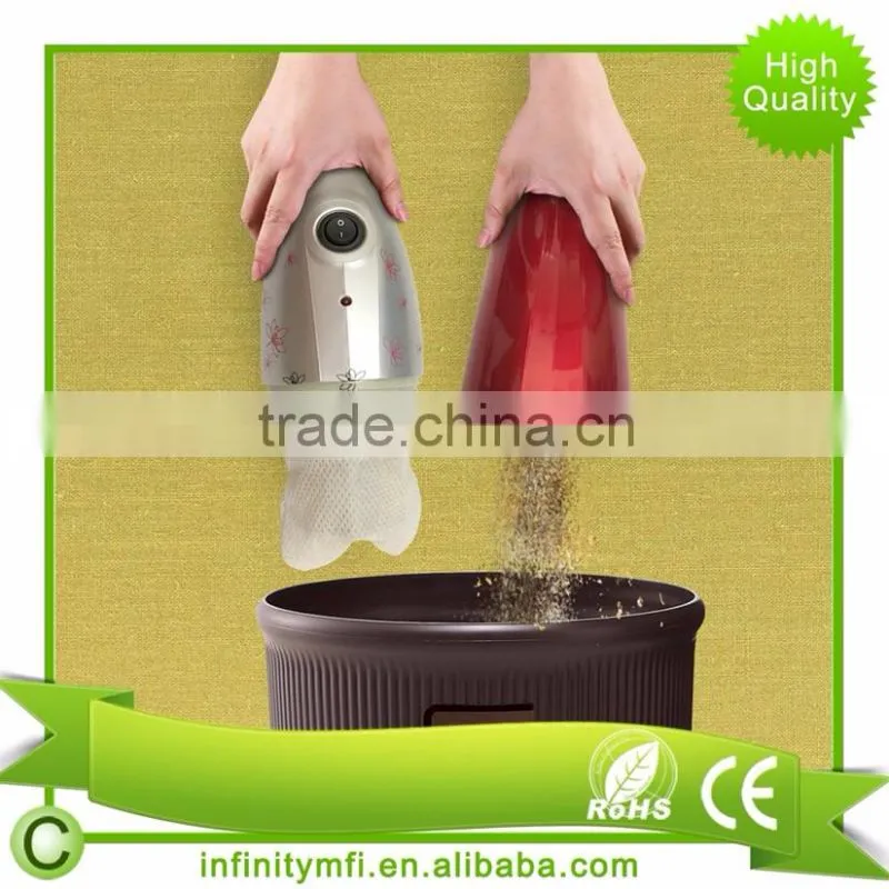 6V/45W Tweezers chromium Battery Cordless Rechargeable Dust Buster Hand Household vacuum cleaner/CAR Vacuum Cleaner