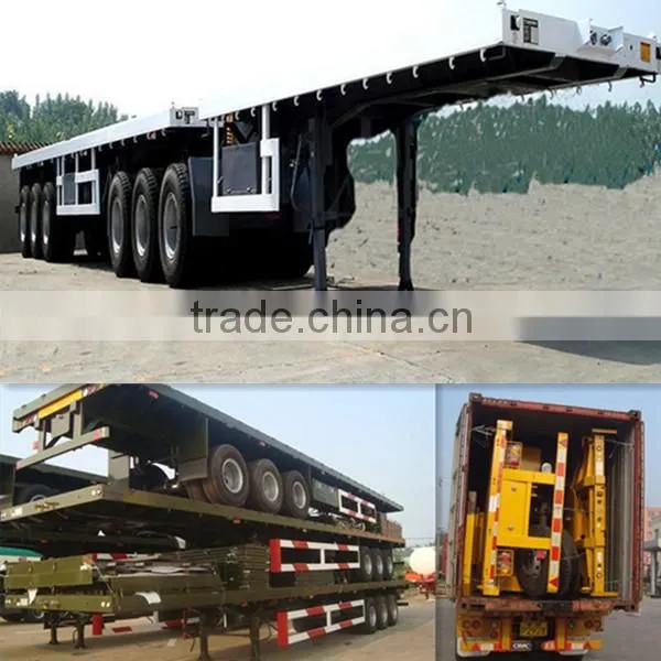 Interlink or superlink container dolly semi trailer for 20ft and 40ft Container Transport