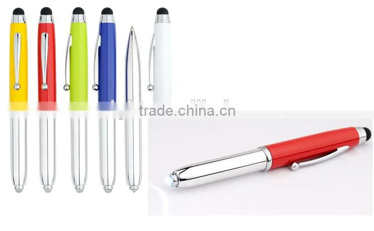 plastic brand led stylus pen