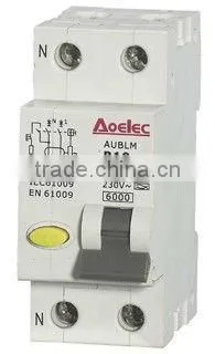 AUBLM Modular Electronic RCD/MCB Combined Device/RCBO
