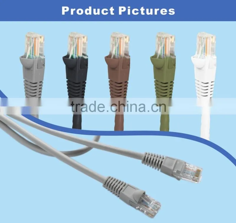 Factory Price 1 Meter UTP Cat.5e Patch Cable With RJ45 Plug