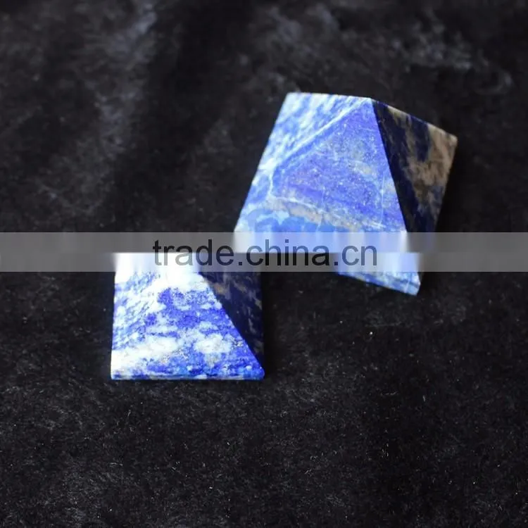 Beauteous High Quality Natural Lapis Lazuli Crystal Stone Pyramids For Sale Decor