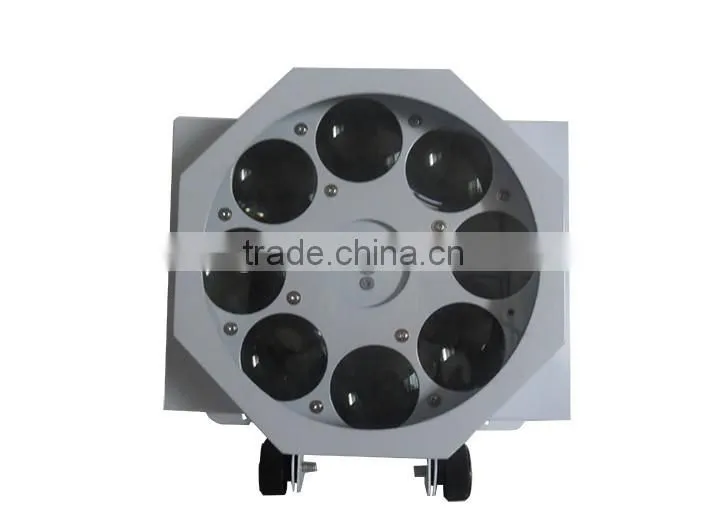 New design 8pcs import led RGBW gobo effect light for disco ktv