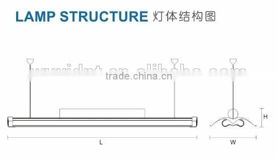 Professional Commercial Lighting Fluorescent Light