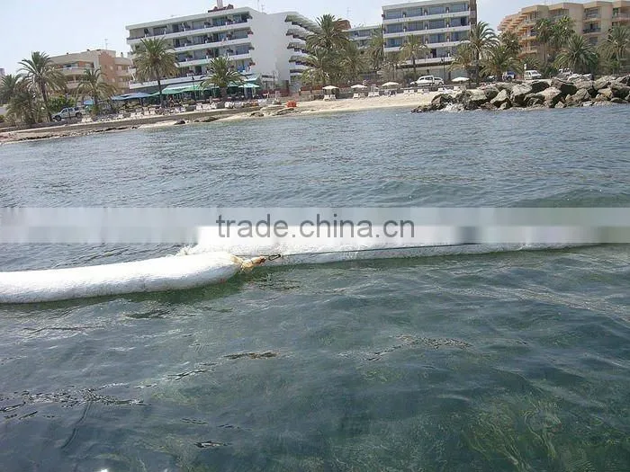 high absorbency net boom for marine leakage control and spill management