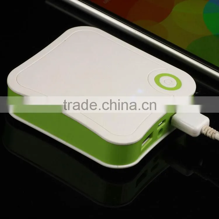 big capacity Dual USB mobile phone power bank charger 10400mah
