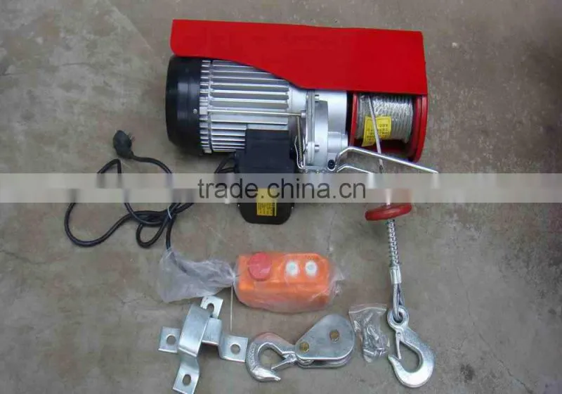 220v 1200kg portable mini electric hoist
