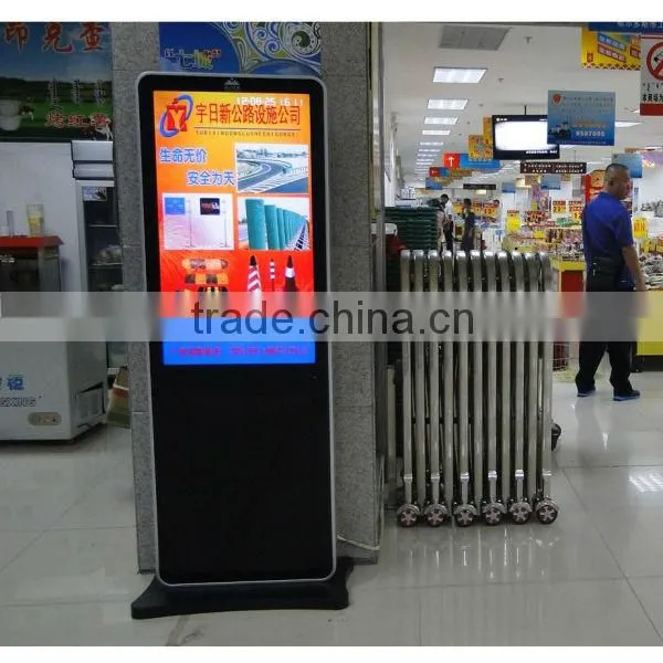 42 inch outdoor indoor wifi network kiosk touch screen lcd monitor floor stand