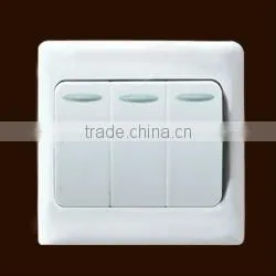 4 gang switch and 4 gang socket with Luminous lamp