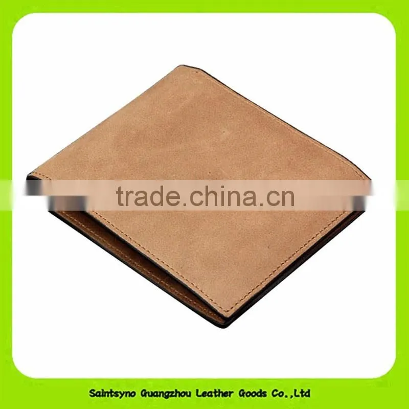 Fashion Vintage Men Leather Bifold Wallet Genuine Leather Wallet 16413