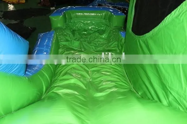 Jungle Theme 0.55mm PVC Tarpaulin Cheap Inflatable Castle Slide