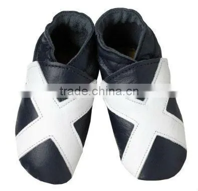 National Flag Baby Shoes in Soft Leather