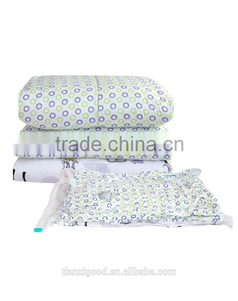 Compressed 75% space Vacuum Bag for bedding and clothes