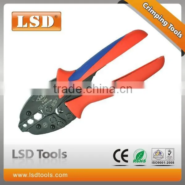 CE ROHS experience production for 10years LSDgood qutails pliers S-457 4C,5,7C cable ratchet hand crimping tools