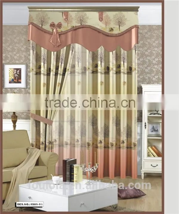 Blackout printed fabrics textiles fashion curtain