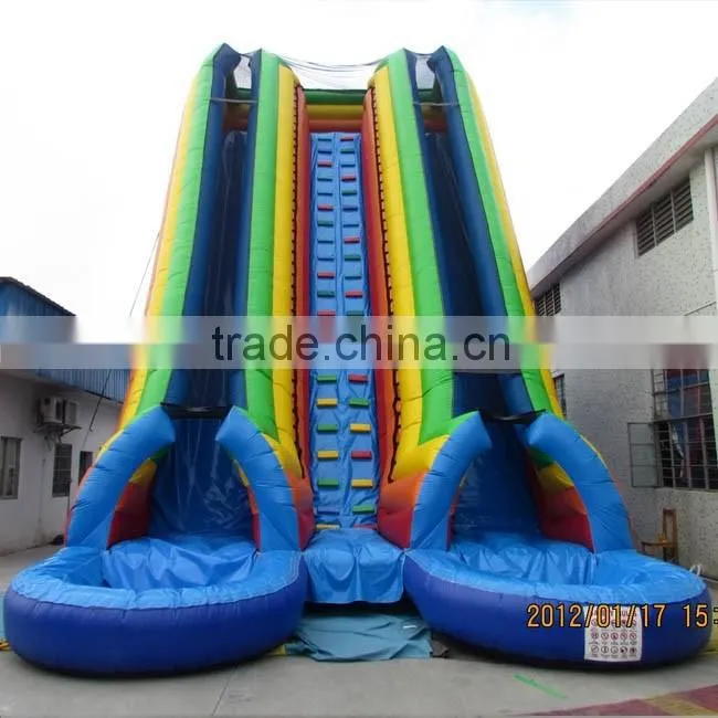 Giant inflatable water slide for sale/giant inflatable pool slide for adult