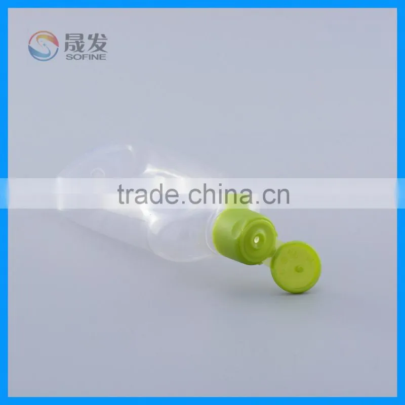 Flip cap pet baby lotion bottle