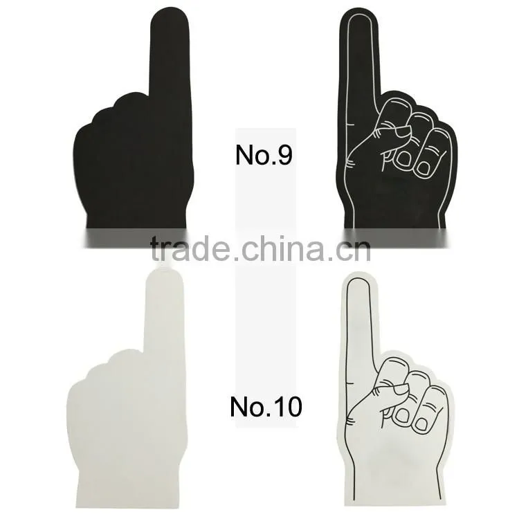 Melors Promotional Cheerleading EVA Foam Hand blank foam finger foam fingers