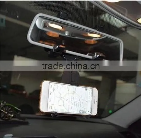 Universal Car Rear View Mirror Bracket Mount Holder for 4-6.3 inch Smartphone / car rearview mirror holder / car phone holder