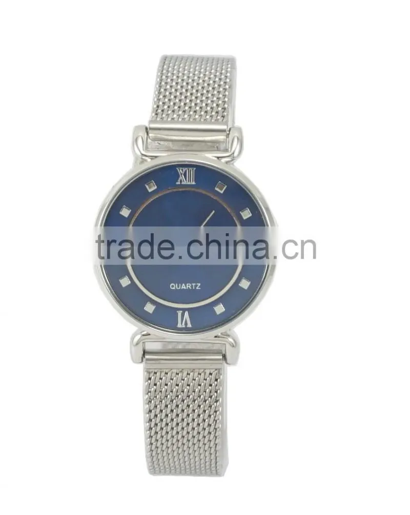 Hot selling new fashion design mesh band colorful dial female watches make your own watch