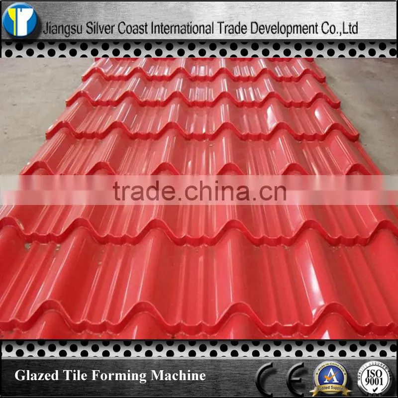 Color tile making machine/ Steel tile forming machine
