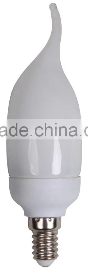 DTN/S-7 Candle Shape 8000hrs With E14 Base Cheap Price Cfl Bulb