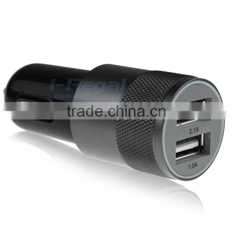 dual port car usb charger with CE ROHS certification
