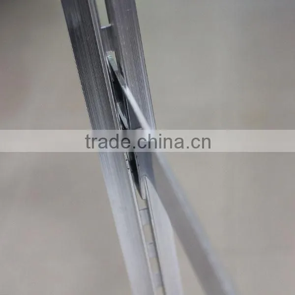 1/2" slot 1" metal profile aluminum channel
