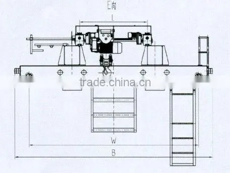 10 ton european type double girder overhead crane price