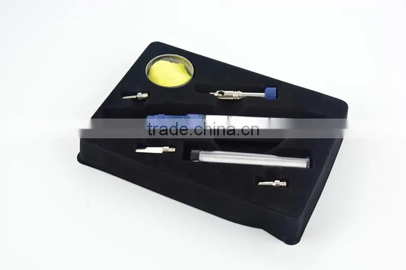 Multi-functional Flame Butane Gas Soldering Iron Pen Torch 4 Tips EK-061
