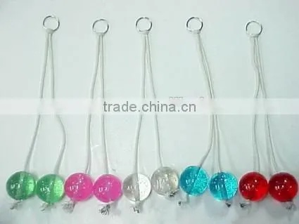wholesale novelty gift toy light clacker ball with handle