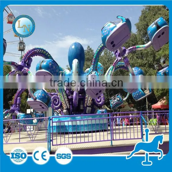 Outdoor playground kids games octopus ride!!! Amusement park kids rides octopus ride for sale