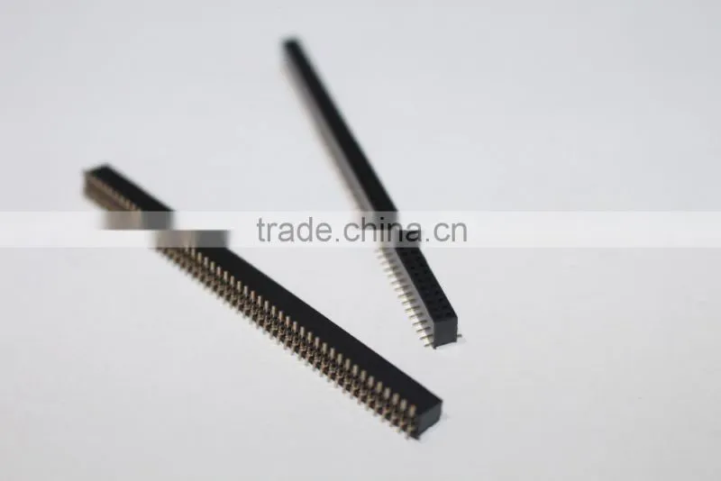 1.27mm double row smt Female header 40 pin