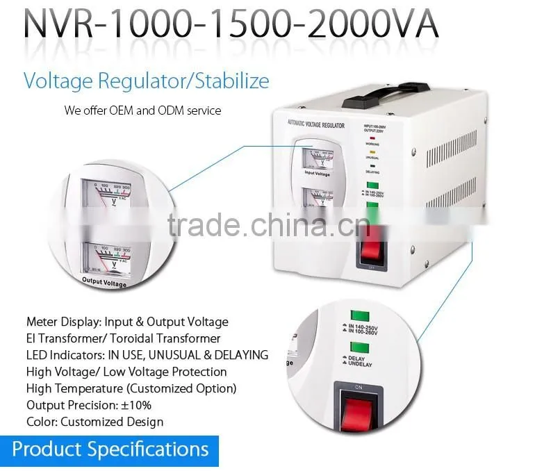 2kVA auto voltage regulator single phase