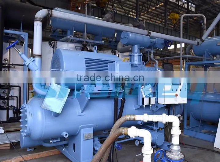 Unique Large Capacity Industrial Flake Ice Machine 60Tons Per Day Ammonia System Flake Ice Plant