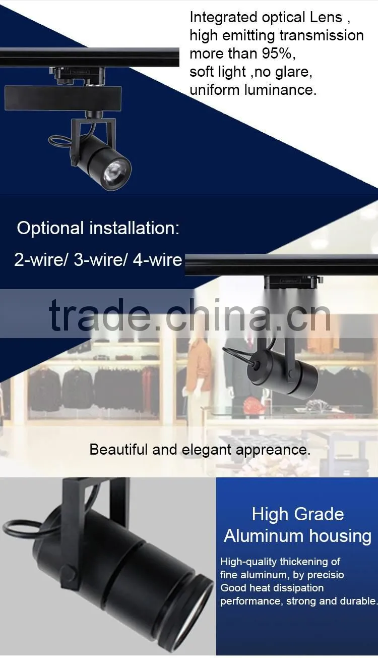 New designed CITIZEN 35W 4 wires led cob track light