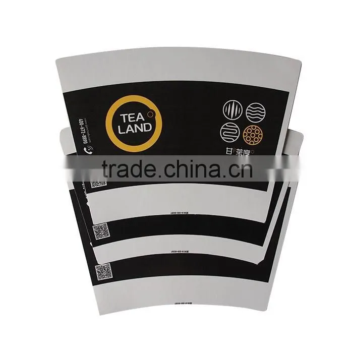 Hangzhou LvYang/GoBest Hot Selling New Fashion 8oz paper tea cups fan